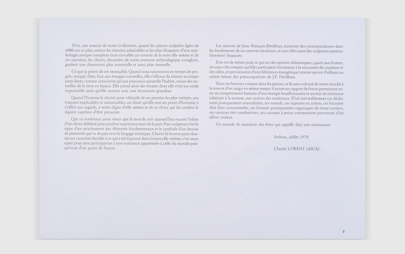 Jean-François Detilleux - Publication Claude Lorent 1978
